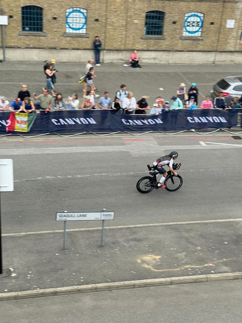 Radsegment im Renngeschehen
