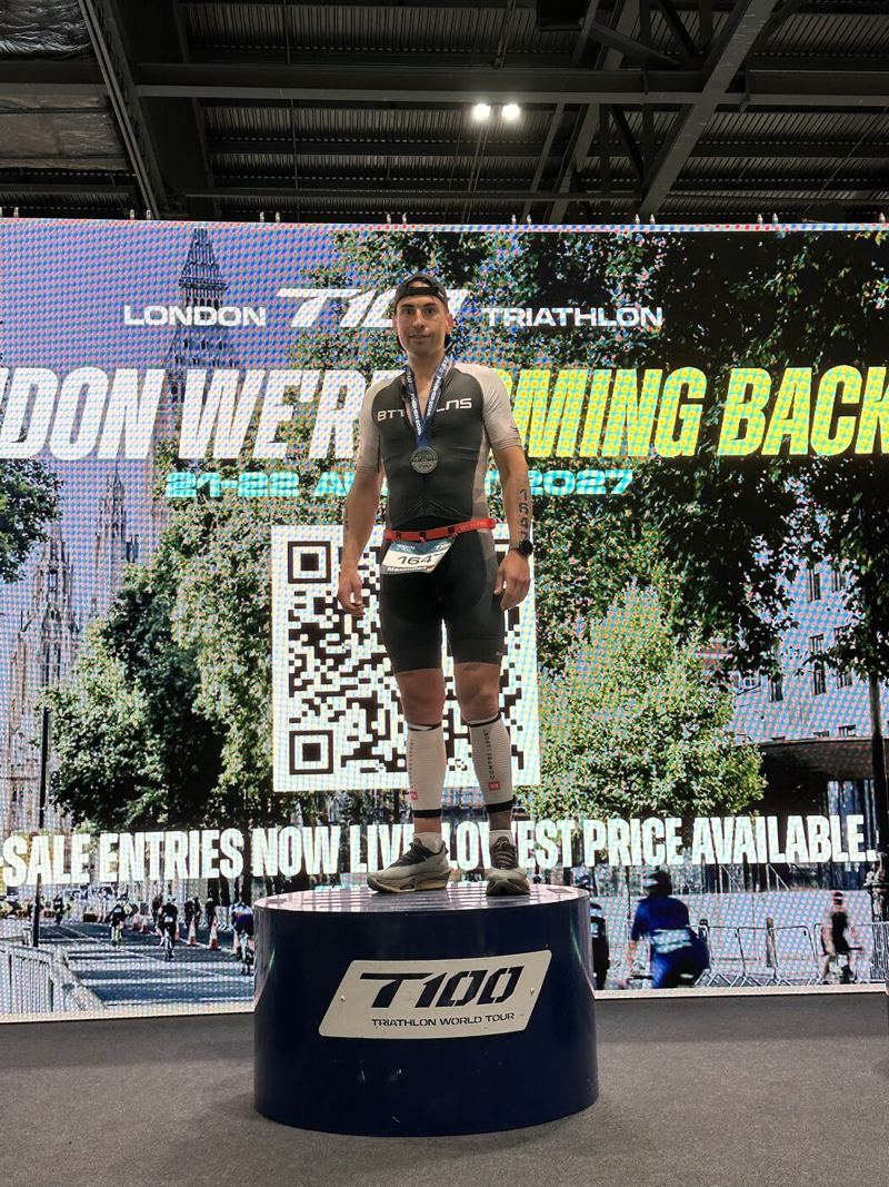 Auf dem Podium