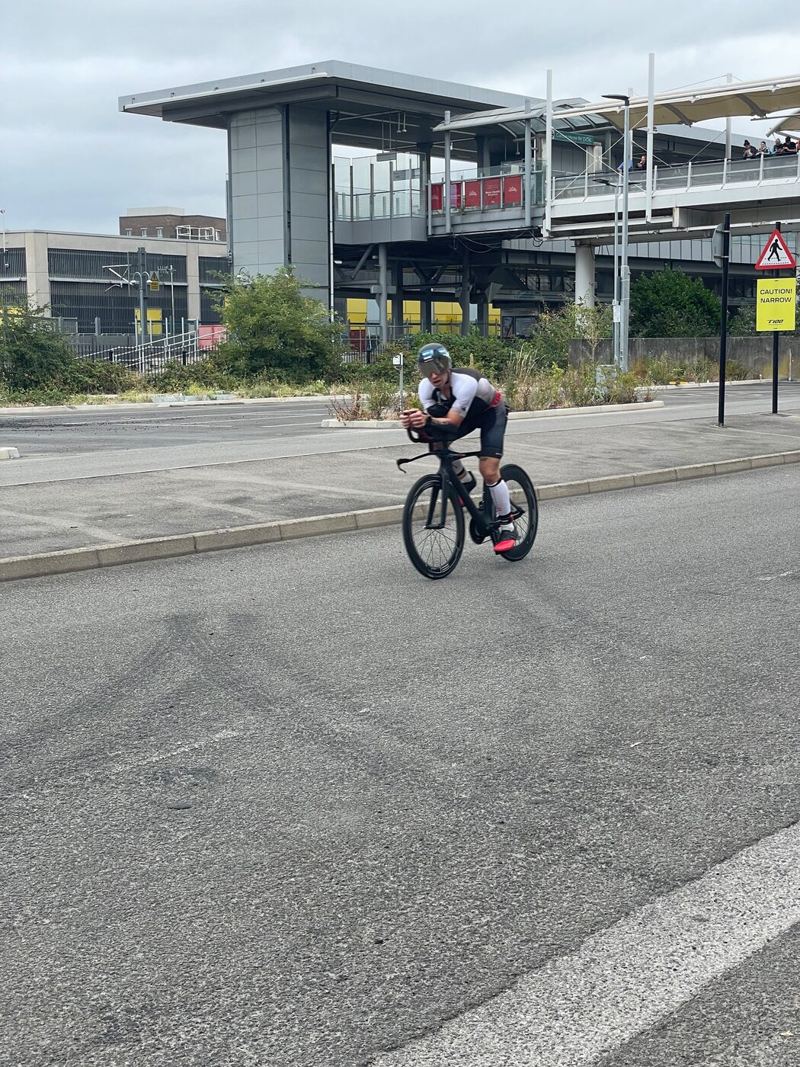 Radsegment im Wettkampf